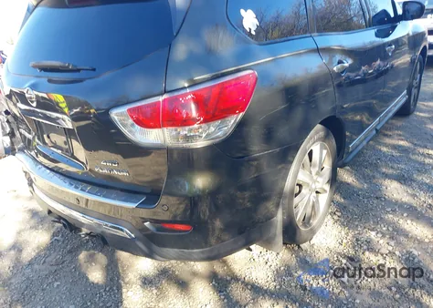 2015 Nissan Pathfinder Platinum из США, поврежденный, VIN 5N1AR2MMXFC643896